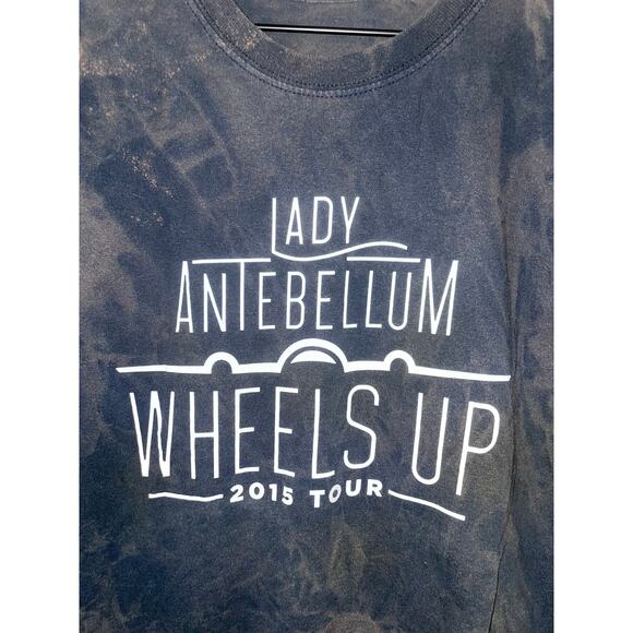 Lady Antebellum Shirt Wheels Up Music Concert Tour Tee Large 2015 - Picture 2 of 9